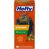 Hefty Strong Lawn and Leaf Large Garbage Bags, 39 Gallon, 18 Count