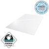 Floortex PVC Rect Chair Mat for Hard Floor Clear Size 36 x 48 inch