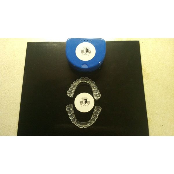 Custom made bleaching whitening trays ONLY NO GEL UPPER and LOWER