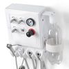 Portable Dental Turbine Unit with Weak Suction Work 4Hole with Air Compressor US