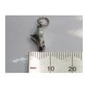 Running Track shoe sterling silver charm .925 x 1 Runner charms