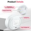 Led Red Light Eye Care Therapy Ems Massager With Gel Patch For Under Eye Wrinkle