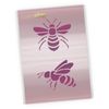 CraftStar Bees Stencil Set - 2 x Reusable 12cm Bee Stencil Templates