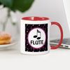 CafePress Flute Musical Notes Mugs 11 oz (325 ml) Ceramic Coffee Mug