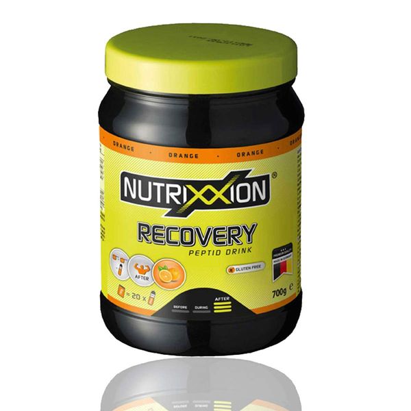 NUTRIXXION® | Recovery Drink mit BCAA & Peptide, Regenerationsgetränk nach dem Sport, Energy Drink, Orange | 700 g