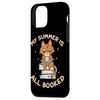 My Summer Is All Booked Funny Bookworm Reading Gift Case for iPhone 12 mini