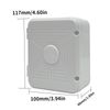 Plastic Junction Box,Rainproof Dustproof, Junction Box, Universal Electrical Enclosure, Outdoor and Indoor Usage Project Box Security Camera Bracket (117 * 100 * 48mm-3PCS)
