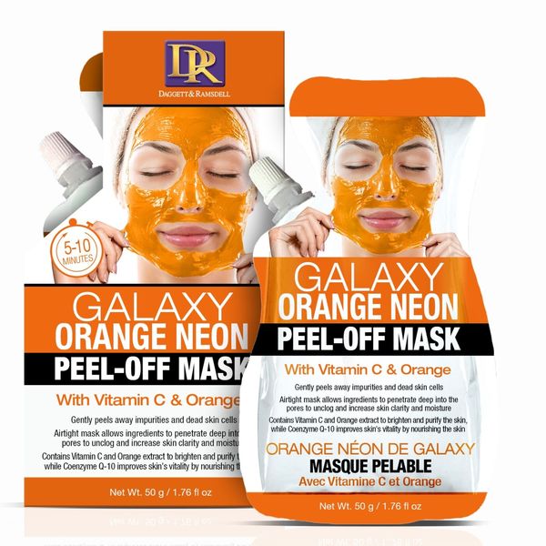 Daggett & Ramsdell Galaxy Orange Neon Peel Off Facial Mask with Vitamin C & Oran