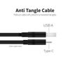 USB 3.0 Type-C Fast Charging and Data Cable Compatible with JBL Charge 4! (18W Black 1M 3.2ft)