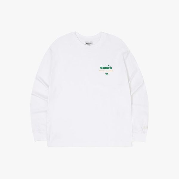 DIADORA Essential Easy Long Sleeve T-Shirt OFF WHITE rva-438435f, S