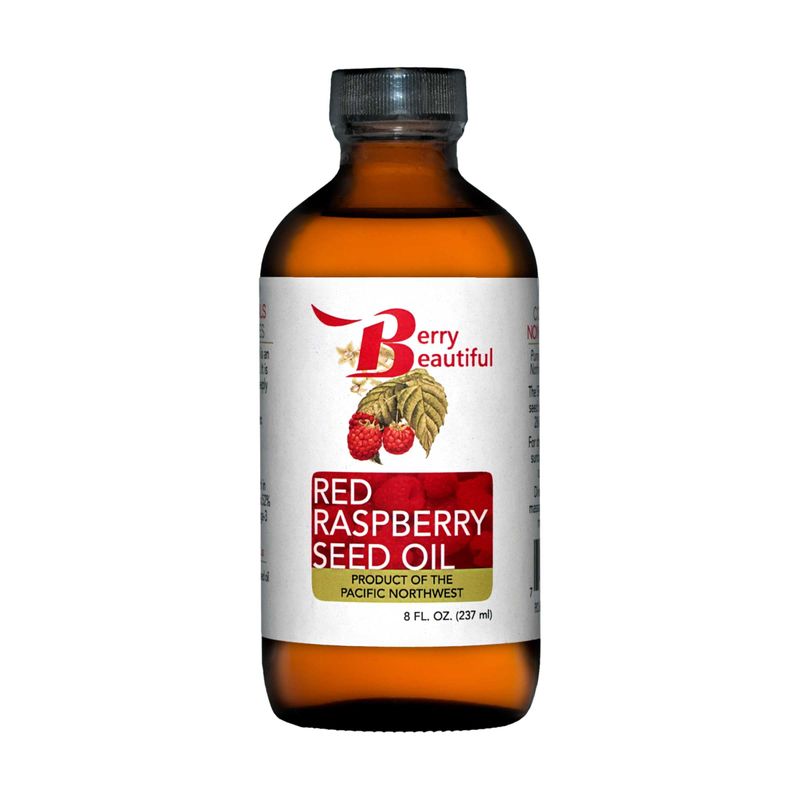 Berry Beautiful Red Raspberry Seed Oil - 8 fl oz - Cold-pressed from ...