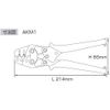 robutekkusu (Shrimp) Multi Mini Crimping Tool akm1