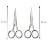 Motanar 4 Pieces Beard Scissors Set, Grooming Scissors Men and Mustache Beard Combs Beard Grooming Kit with Storage Bag