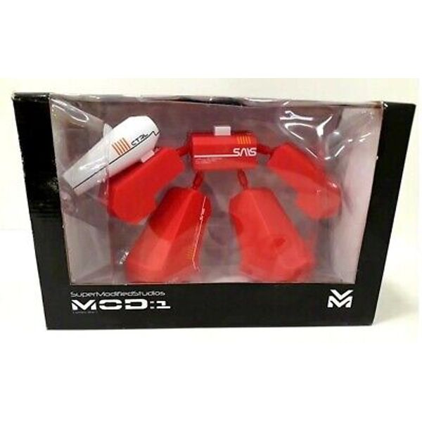 NEW Supermodified Studios Mod:1 Ctrl RED EDITION Designer Vinyl Toy Figure