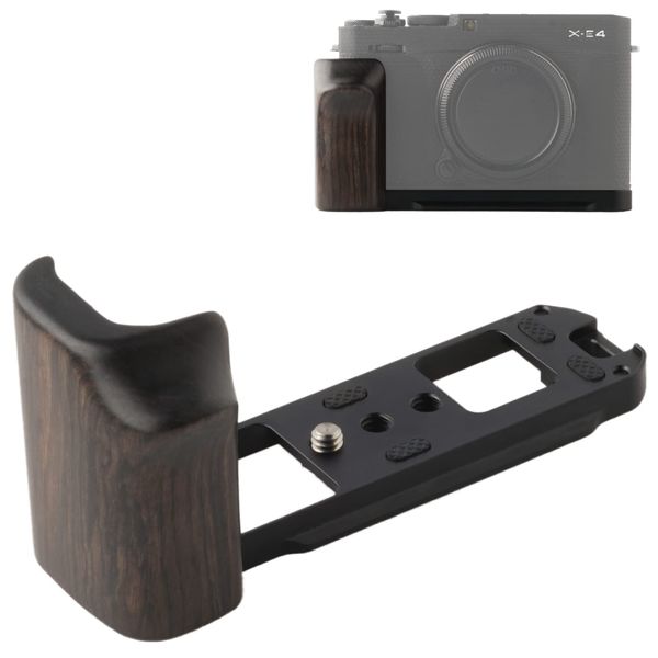 WEPOTO X-E4 Handgrip Quick Release Plate L Bracket Compatible with Fujifilm X-E4 Camera GP-XE4-B