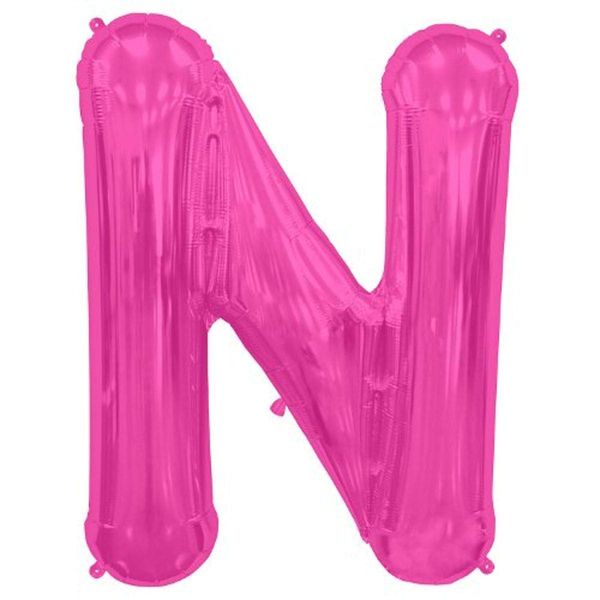 Northstar Letter N-Magenta, 34", Pink