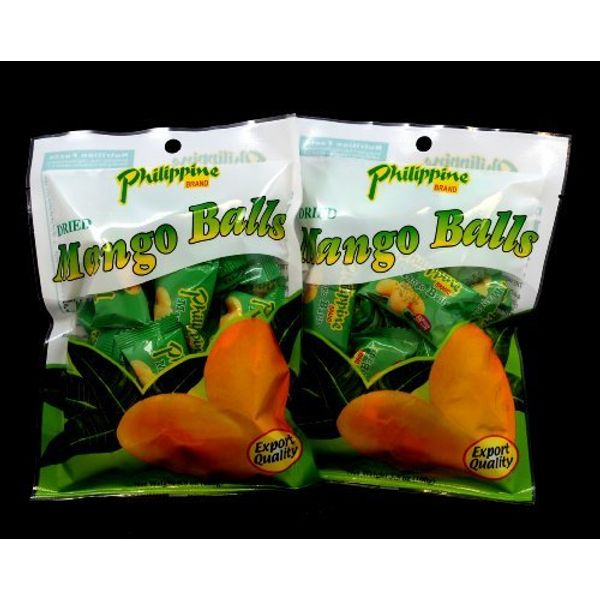 Philippine Brand Dried Mango Balls 100g (2 packs) by Philippine