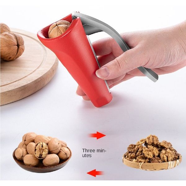 Heavy-Duty Nut Cracker Set – Ergonomic Walnut Pecan Opener, Bottle-Style Tool