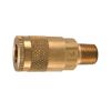 Parker B14 Coupler Body, Brass, MNPT, 3/8 in. Pipe