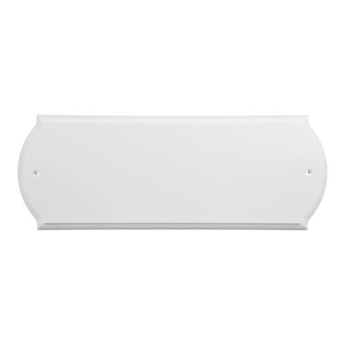 Hillman 848711 Paintable Address Plaque, White 6" x 16"