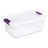 Sterilite 15 Qt. Plastic Stackable Storage Container with Lid, Clear (12 Pack) 