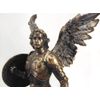 Archangel Saint Michael Statue Real Bronze Powder Cast Sculpture 12 ½-inch