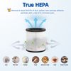 True HEPA Activated Carbon Replacement Filter for MOOKA Air Purifier M02, 1 Pack