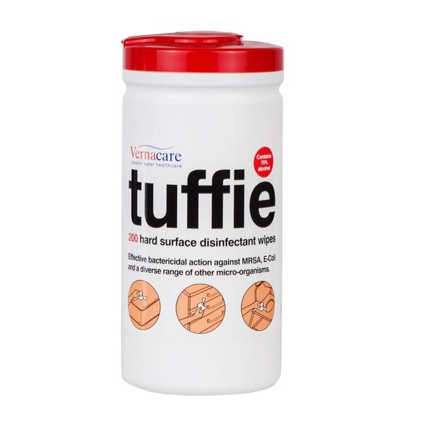 Tuffie Hard Surface Disinfectant Wipes - 200 Pack