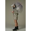 Fulton Tumble Down Petals Clear Birdcage Dome Shape Walking Floral Umbrella