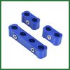 Motoforti 2 Set 8mm Car Engine Spark Plug Wire Separator Looms Divider Blue Long-lasting