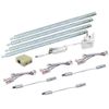 4 x 30cm Plug in LED Warm White Under Kitchen Cupboard Cabinet Strip Lights