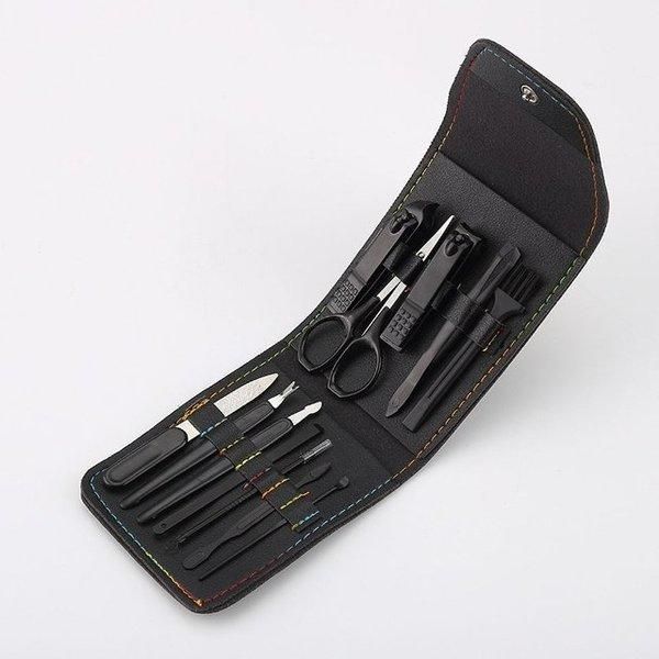 [Shinsegae Mall] Nail clippers self-nail care file organization tool set black (WA97784)