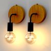 2PCS Modern Wall Sconce Bathroom Vanity Wall Light Mirror Front Lamp Waterproof