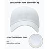 Utmost Structured Baseball Cap with Adjustable Closure - Performance Hat for Outdoor Activities and Custom Embroidery (1pc White)