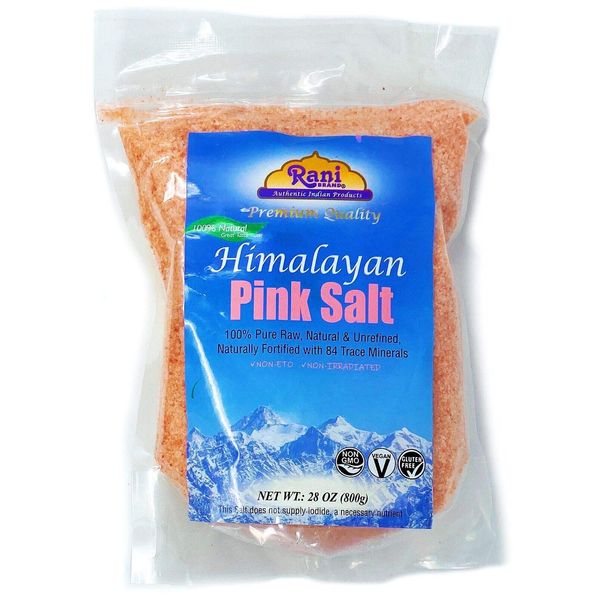 Rani Himalayan Pink Salt (84 Essential Trace Minerals) 800g (28oz)