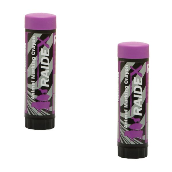 Kerbl Raidl Livestock Drawing Pencils Purple - Double Pack - 2 Pieces