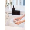 VIGAR 4 Piece Sink Set, Black/White, 18.5x5x26