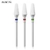 KADS E00056-C Ceramic Nail Drill Bit, Nail Drill Machine Bit, Grinding Nail Tool Drill Bit, Nail Art File, Abrasion Resistant, Corrosion Resistant, High Hardness