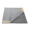 Indian Consigners Small Solid Color Velvet Cloth for Multipurpose Use (Silver), ICV1818