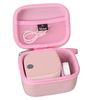 Mchoi Hard Case Suitable for Phomemo P12/P12 Pro Label Maker & Label Tapes, Waterproof Shockproof Printer Handheld Labeler Protective Case (Pink)