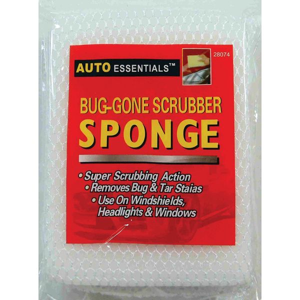 Auto Essentials Bug & Tar Remover Sponge – Car Cleaning (Case of 24)