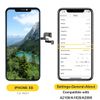bokman for iPhone XS Black LCD Screen Replacement Parts Display Assembly Front Panel