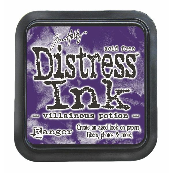 Ranger Tim Holtz-Distress Ink Pad-Villainous Potion, 3 x 3 inches