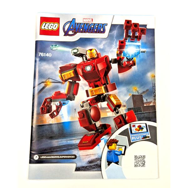 New Lego -Instruction Manual Only 76140 Iron Man Mech