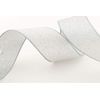 Berisfords Lame Fabric, Silver, 25mm