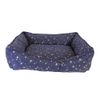 Pet Brands Dream Paws Star Sofa Bed Small - Navy