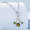 Lemon Bee Dangle Charm Genuine 925 Sterling Silver Compatible With Pandora Bracelet