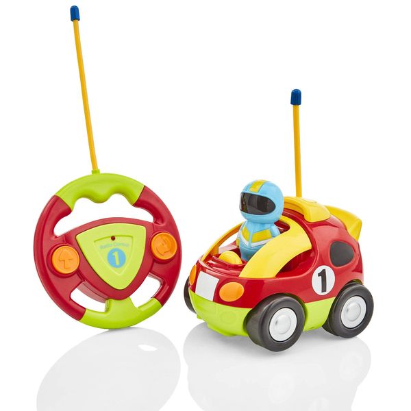 Tippi My First Remote Control Cars for 1, 2, 3 Year Olds - Car Toy for Toddler Boys or Girls - For Kids Age 1-3, Suitable for Children Age 18 Months+