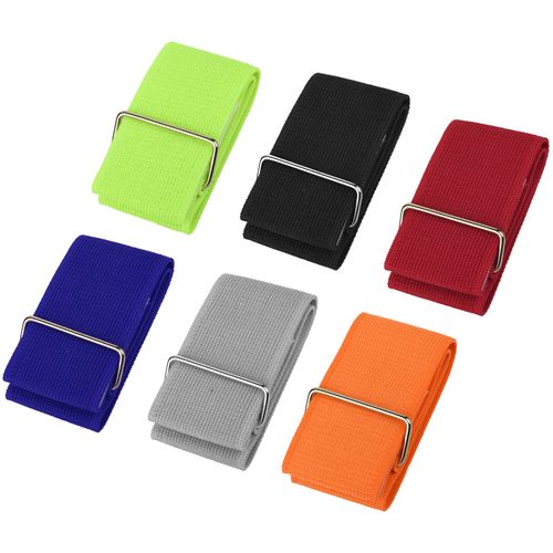 Cosmos 6 Pcs 3-Legged Race Bands Elastic Race Straps with Assorted Color for Backyard Relay Game Party Game Carnival Field Day Outdoor Fun