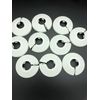 'Haas Radiator Cover Krosetten Set Rosette ROSETTE 18 mm 3/8 Pack of 100) White